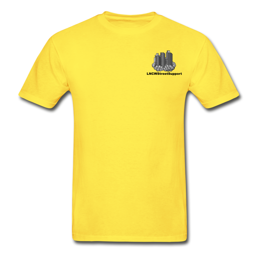 Hanes Adult Tagless T-Shirt - yellow