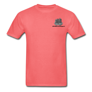 Hanes Adult Tagless T-Shirt - coral