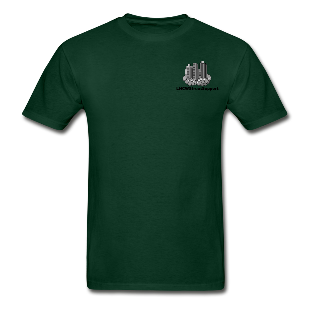 Hanes Adult Tagless T-Shirt - forest green