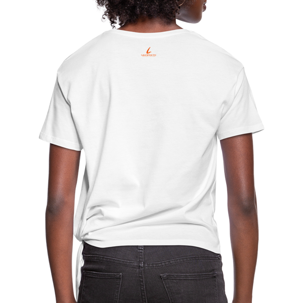 Women's Knotted T-Shirt - white