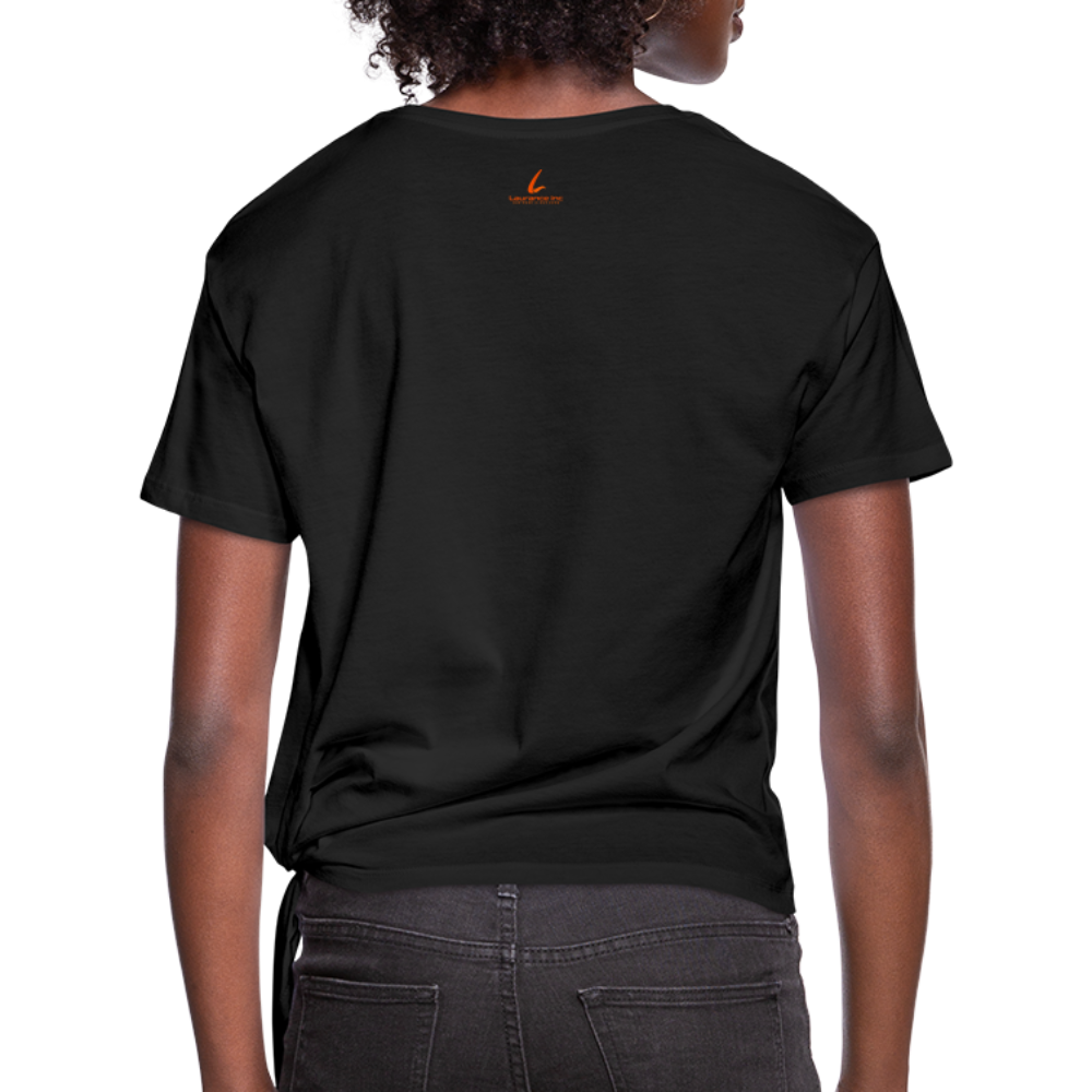 Women's Knotted T-Shirt - black