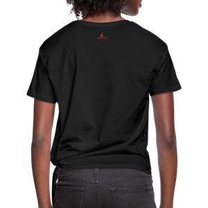 Women's Knotted T-Shirt - black