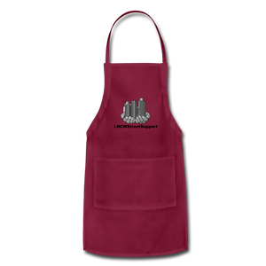 Adjustable Apron - burgundy