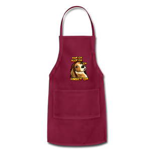 Adjustable Apron - burgundy