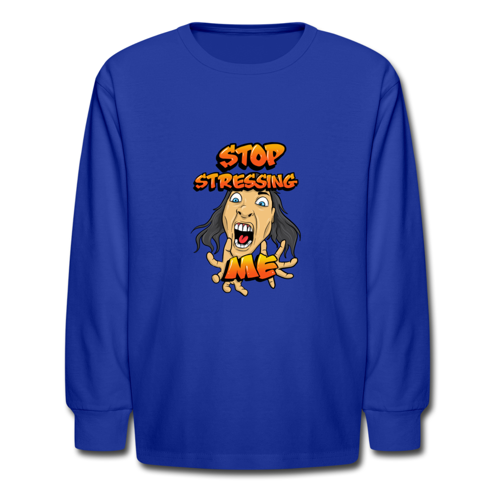 Kids' Long Sleeve T-Shirt - royal blue