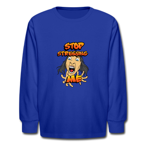 Kids' Long Sleeve T-Shirt - royal blue