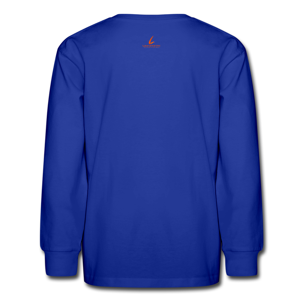 Kids' Long Sleeve T-Shirt - royal blue