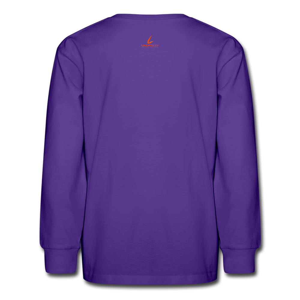 Kids' Long Sleeve T-Shirt - dark purple