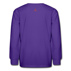 Kids' Long Sleeve T-Shirt - dark purple